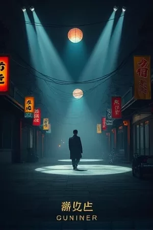 《支流一年》竖版封面，春季支流水面倒映岸边柳树